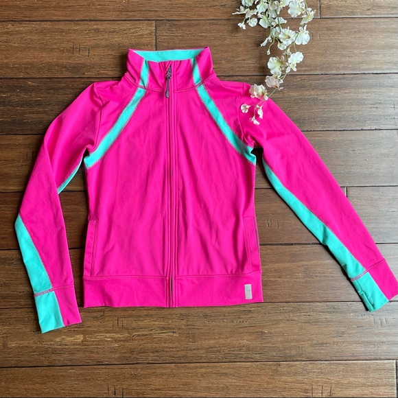 Zella Girl Other - Zella Girl Zip Front Jacket Pink Mint